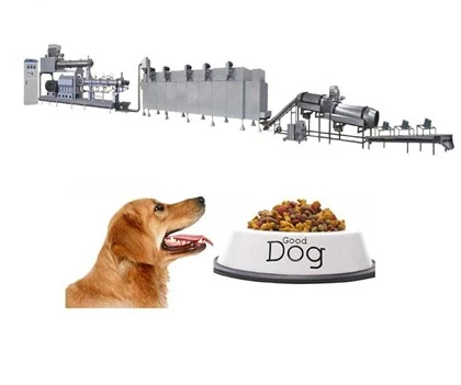 Linea di lavorazione dell'estrusione di alimenti per animali domestici